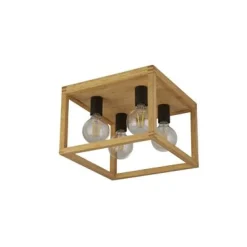 Searchlight Square 36cm plafond Trä
