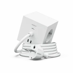 Clearance Avolt Square 1 with 30W Dual USBC & Magnetic base, 1.8m, Martinelli Luce edition Vit