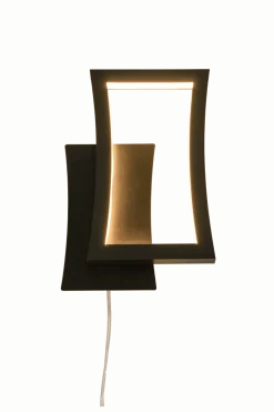 Aneta Lighting Staccato 23cm vägglampa Svart