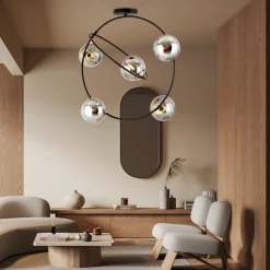 Clearance Emibig Lighting Stardom 65cm plafond Svart
