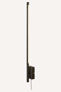 Clearance Aneta Lighting Stecco 65cm vägglampa Svart