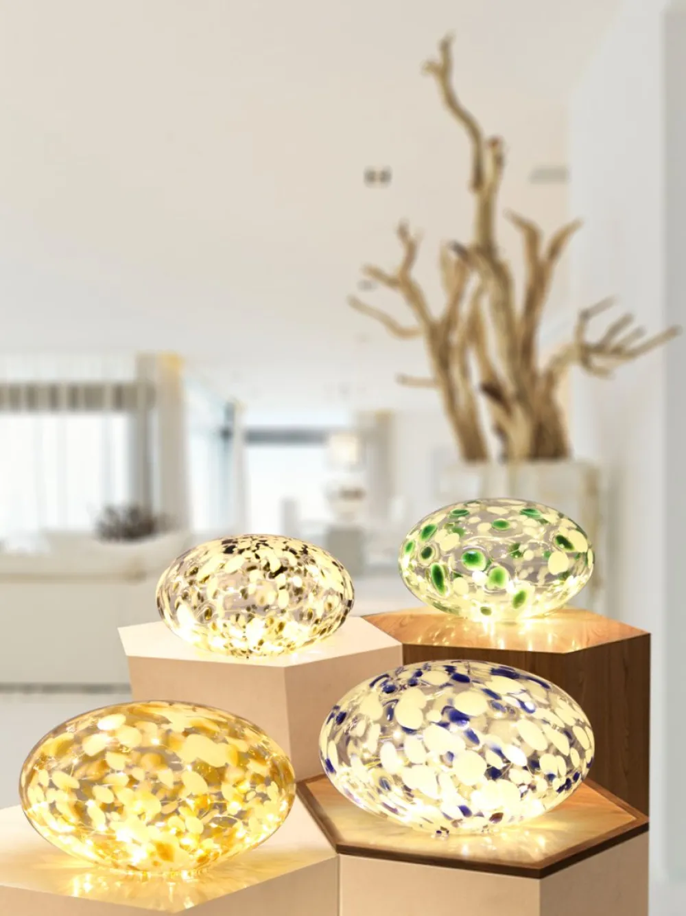 Pixie Design Sten 15cm bordslampa