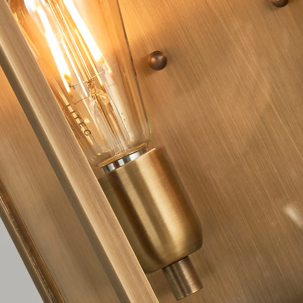 Best Elstead Lighting St Martins 42cm utelampa Antikmässing
