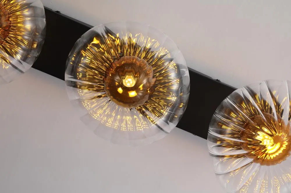 Clearance Searchlight Sunbeam 52cm vägglampa Transparent/svart