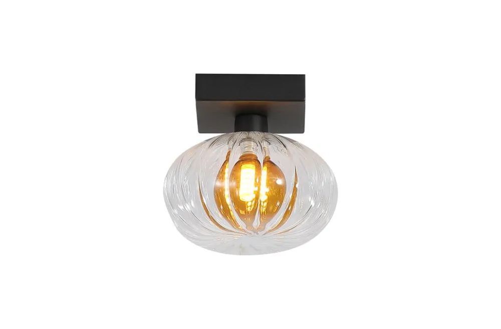 Best Searchlight Sunbeam Ø14 vägglampa Transparent/svart