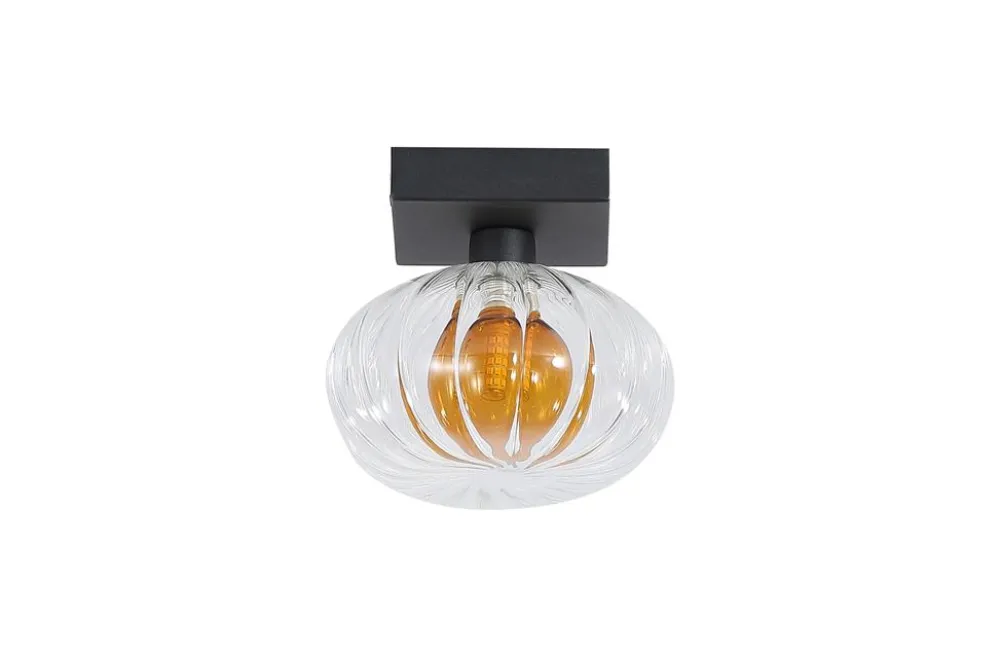 Best Searchlight Sunbeam Ø14 vägglampa Transparent/svart
