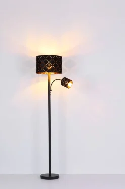 Clearance Globo Lighting Sunna golvlampa Svart