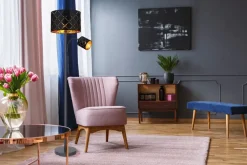 Clearance Globo Lighting Sunna golvlampa Svart