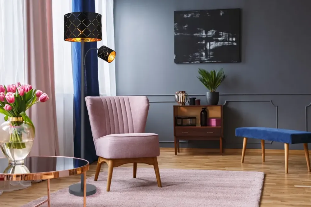 Clearance Globo Lighting Sunna golvlampa Svart