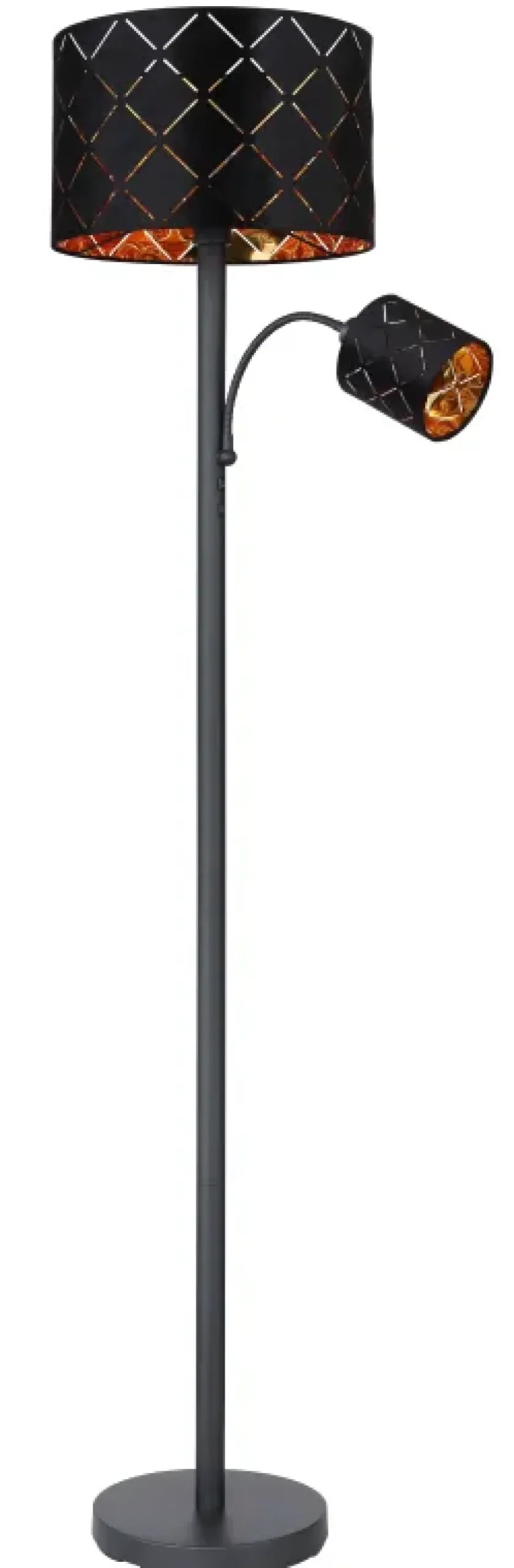 Clearance Globo Lighting Sunna golvlampa Svart