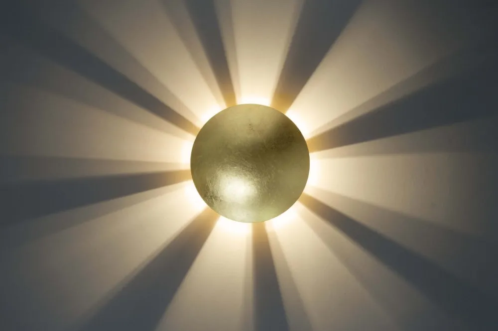 Brilliant Sunset Ø16 vägglampa Guld