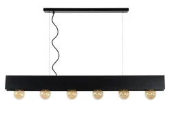 Clearance Lucide Surtus 134cm taklampa Svart