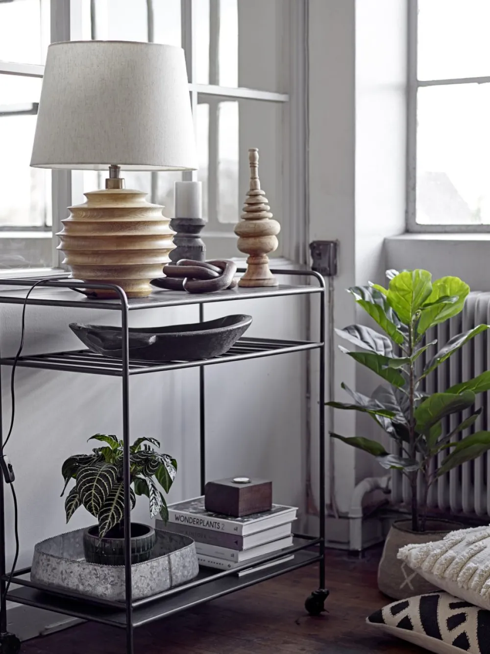 Online Bloomingville Svale 54cm bordslampa Trä
