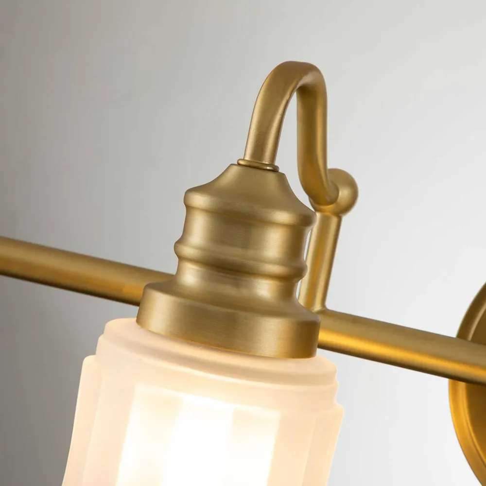 Clearance Elstead Lighting Swell 82cm badrumslampa Borstad mässing