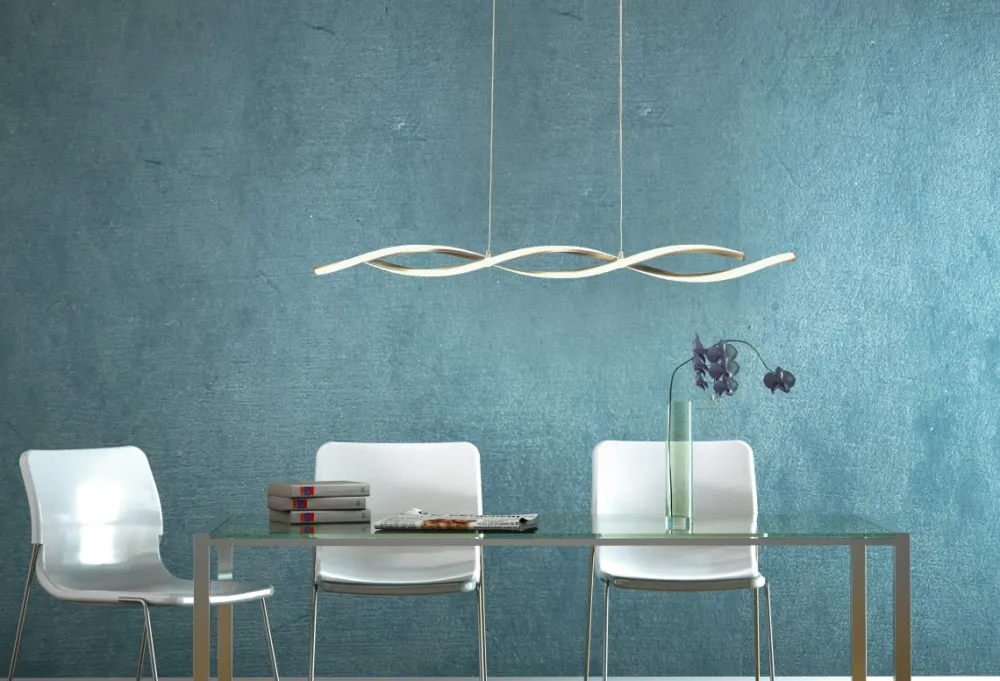 Discount Aneta Lighting Swirl 110cm taklampa Stål