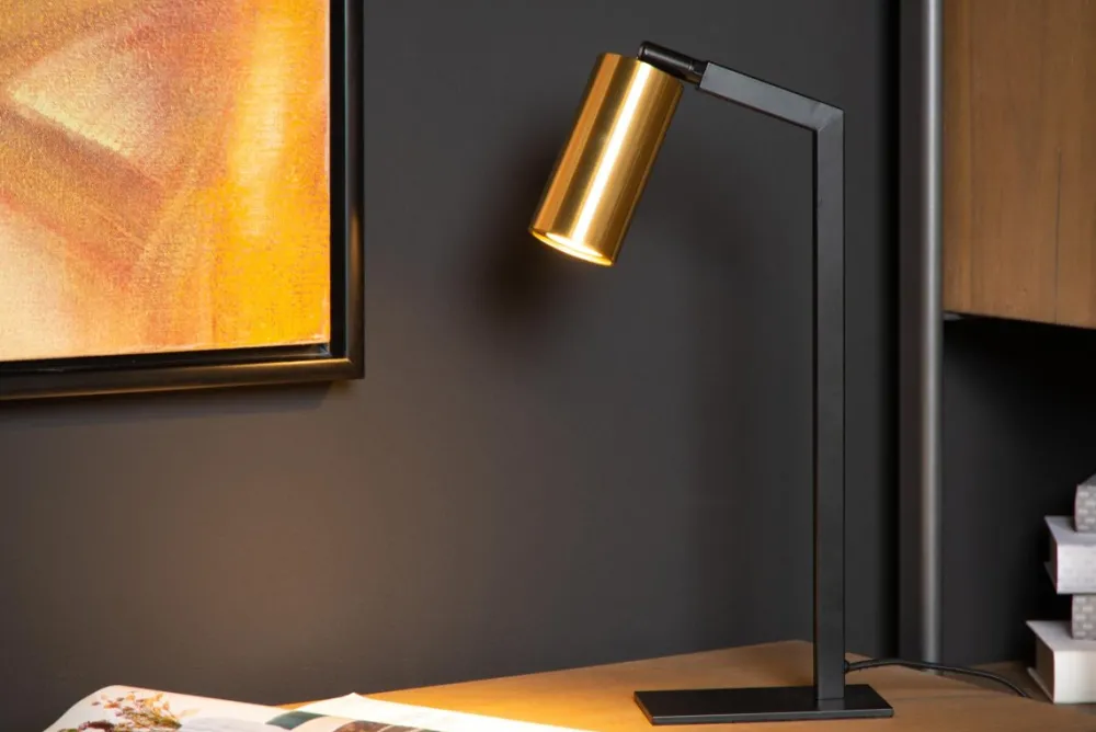 Best Lucide Sybil 43cm skrivbordslampa Svart