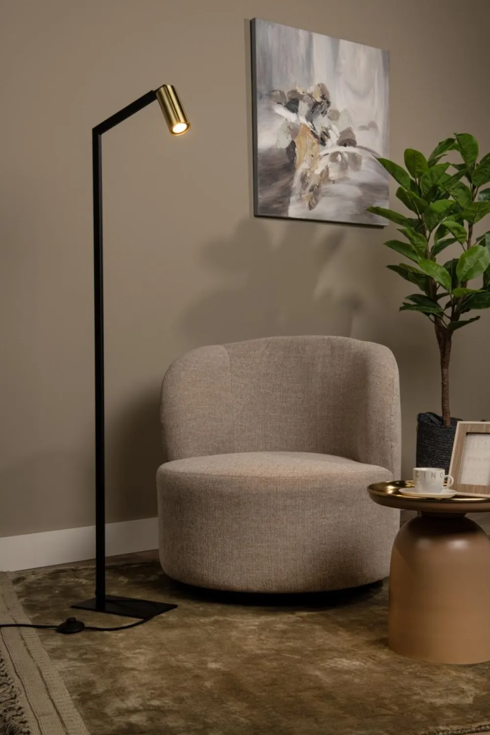 Lucide Sybil golvlampa Svart