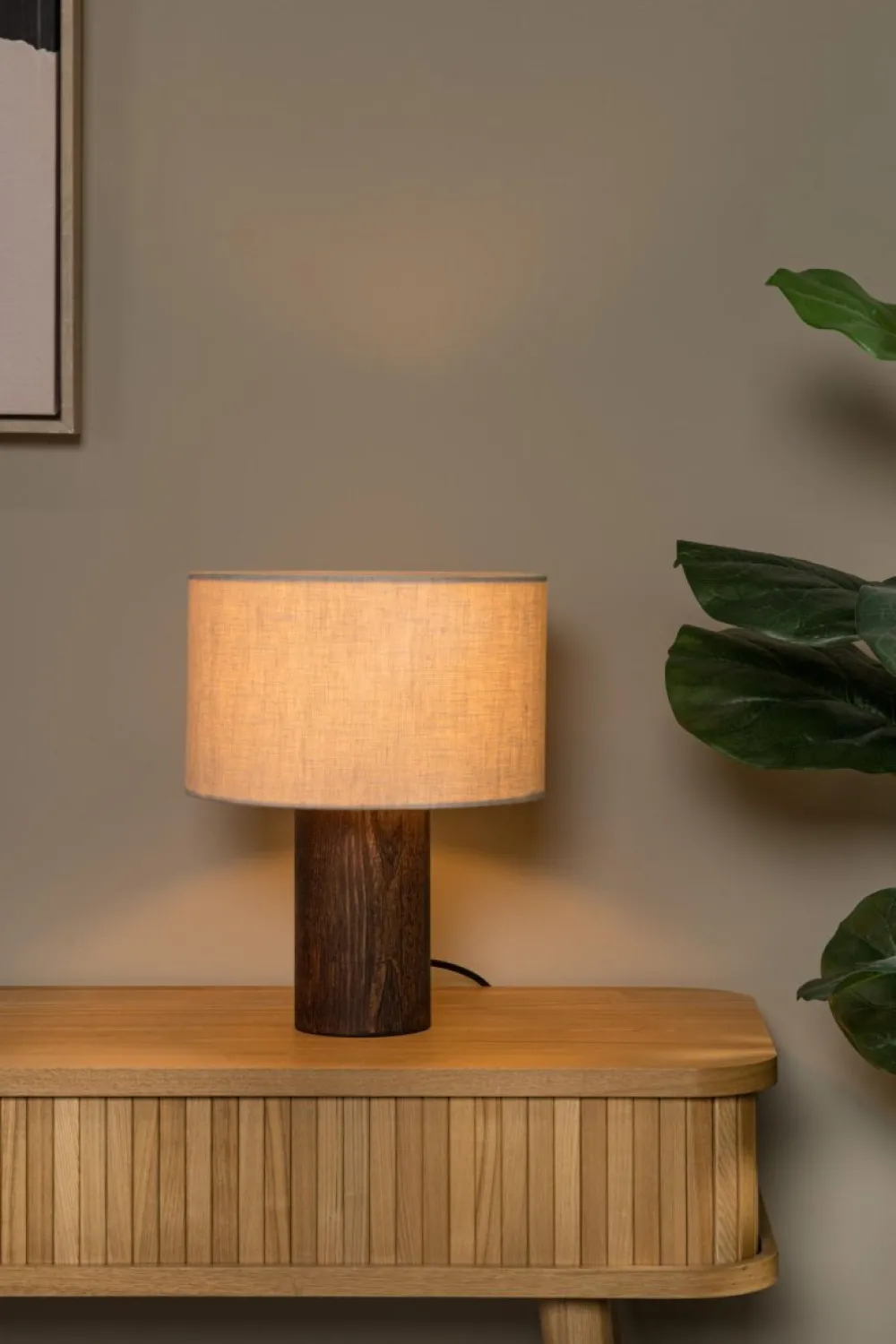 Best Lucide Tachina 30cm bordslampa Natur