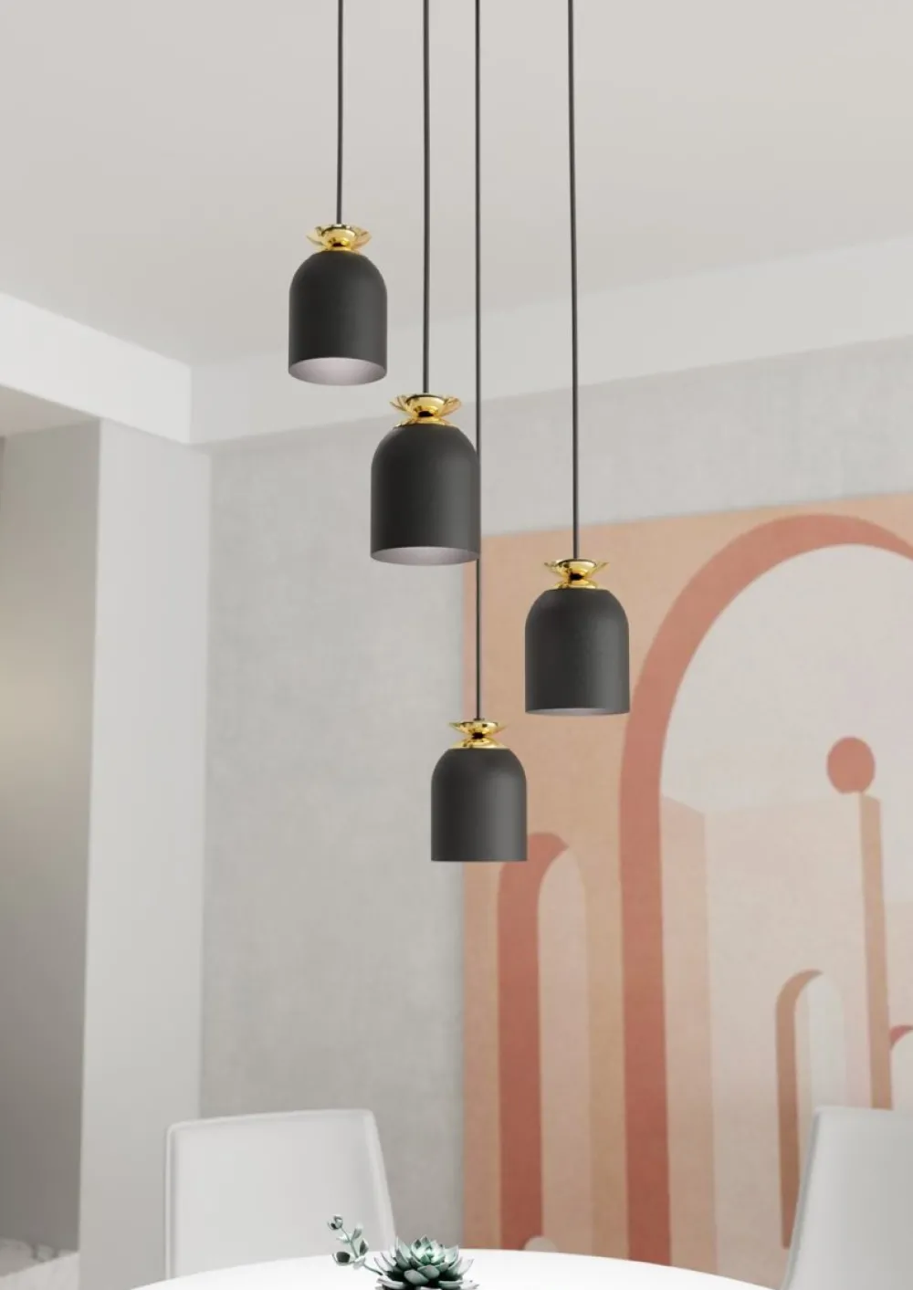 Outlet Emibig Lighting Target Ø30 taklampa Svart