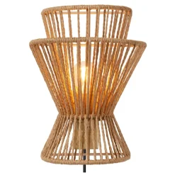 Best Lucide Tasman 24cm vägglampa Natur
