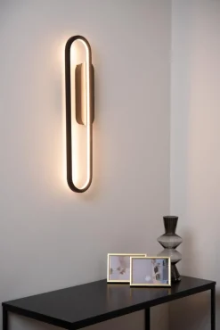 Online Lucide Thelma 60cm vägglampa Svart