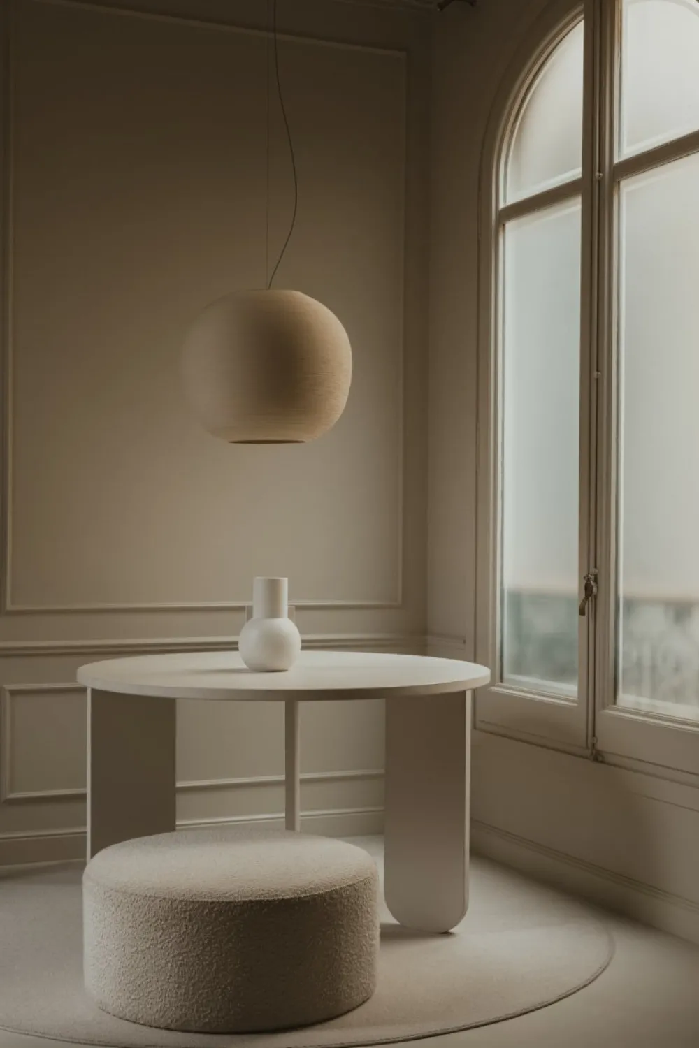 Best Faro Barcelona Tierra Ø50 taklampa Beige