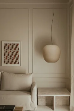 Clearance Faro Barcelona Tierra Ø52 taklampa Beige