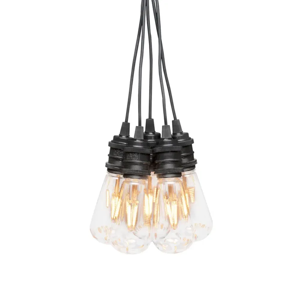 Sale Konstsmide Tilläggsslinga amber 10m Svart