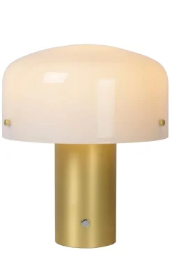 Outlet Lucide Timon 35cm bordslampa Mattguld/mässing
