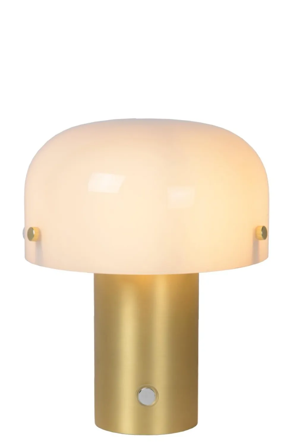 New Lucide Timon 20cm bordslampa Mattguld/mässing