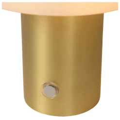 New Lucide Timon 20cm bordslampa Mattguld/mässing