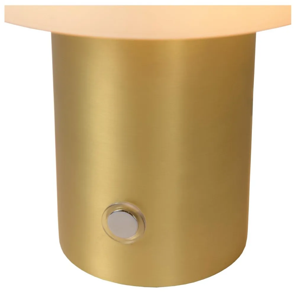 New Lucide Timon 20cm bordslampa Mattguld/mässing