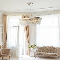 Clearance Maytoni Toils 95cm kristall Guld