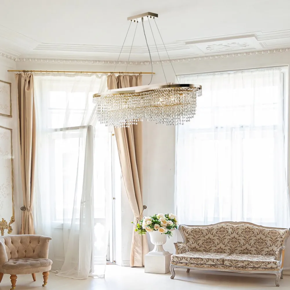 Clearance Maytoni Toils 95cm kristall Guld