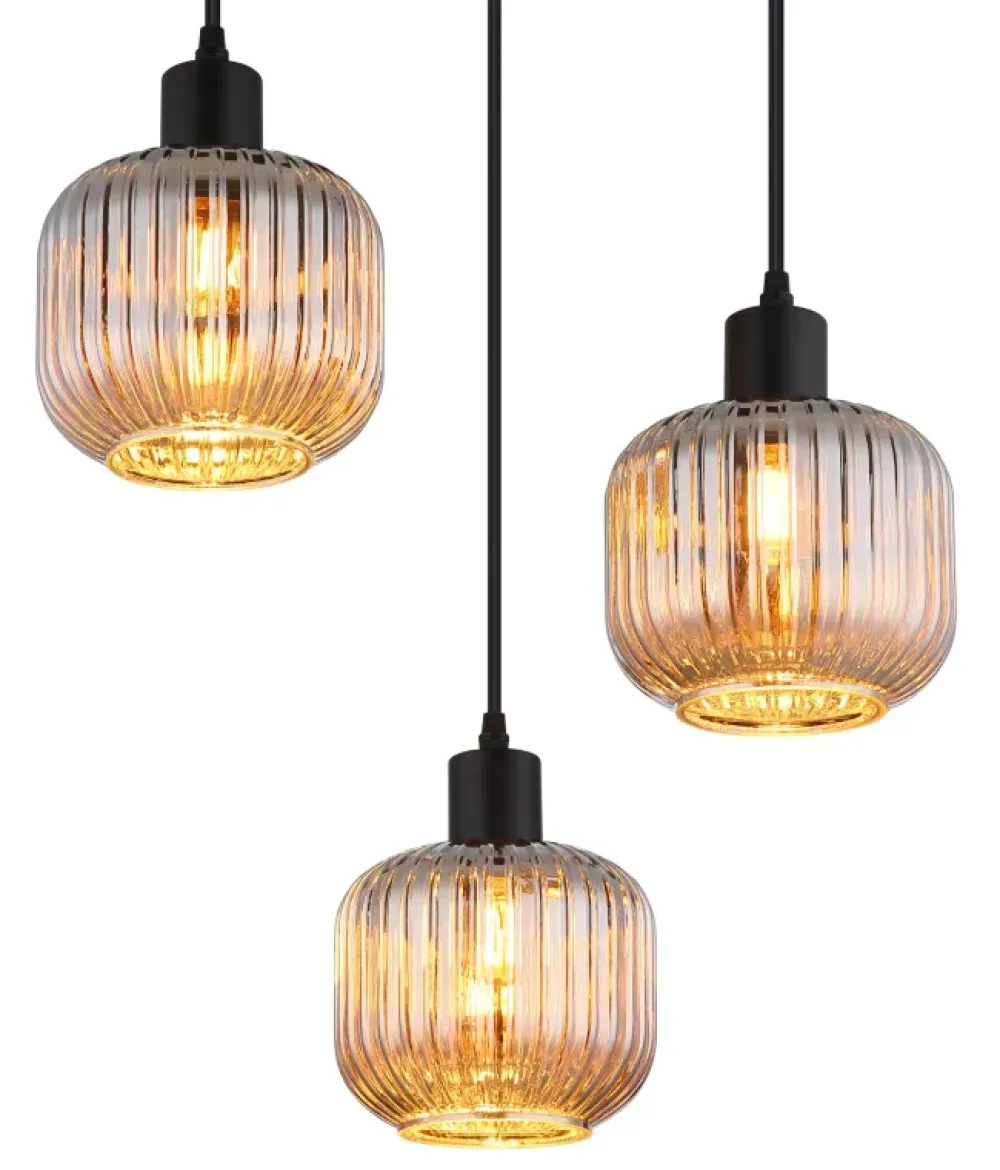 Globo Lighting Tom Ø42 taklampa Rökfärgad