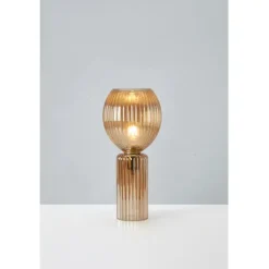 Markslöjd Toulipa 40cm bordslampa Amber