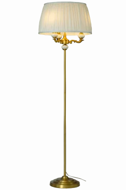 Clearance Aneta Lighting Toulouse golvlampa Guld