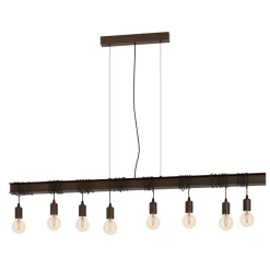 Discount Eglo Townshend 150cm taklampa Brun