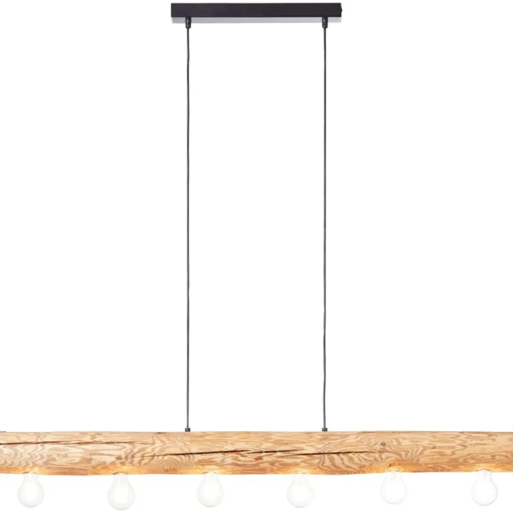 Clearance Brilliant Trabo 115cm taklampa Trä