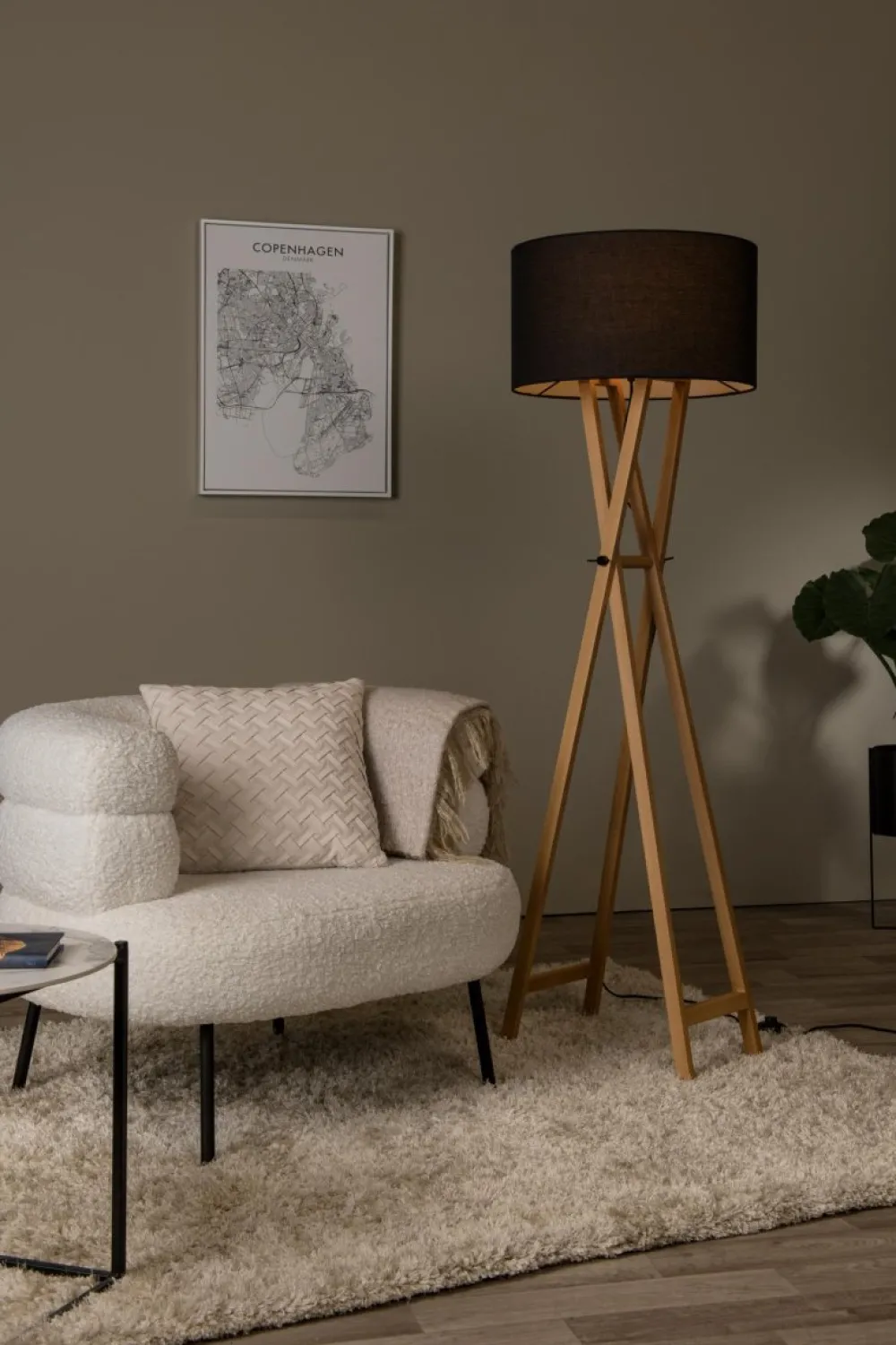 Online Lucide Trafalgar golvlampa