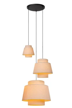 Lucide Tribute Ø76 taklampa Creme