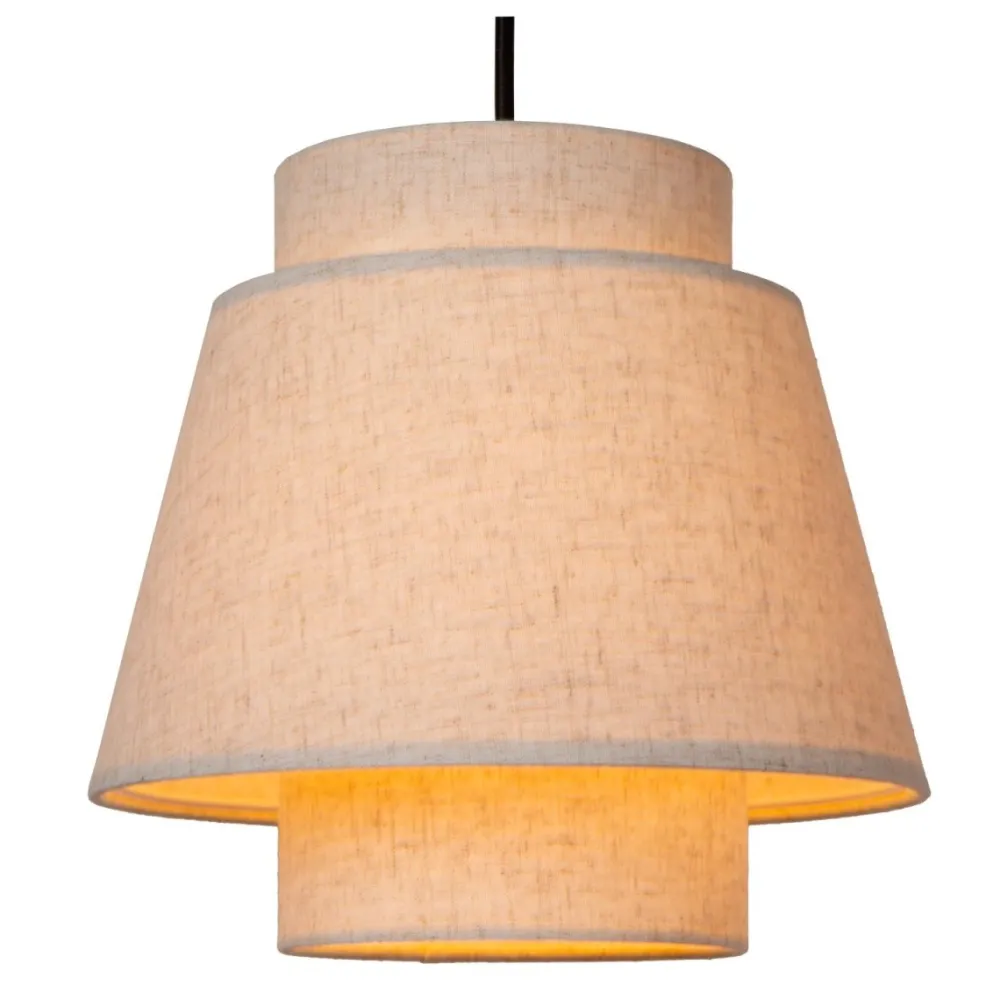 Lucide Tribute Ø76 taklampa Creme