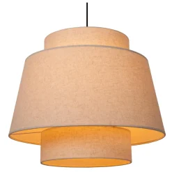 New Lucide Tribute Ø60 taklampa Creme