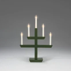 Clearance Konstsmide Träljusstake 5ljus