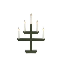 Clearance Konstsmide Träljusstake 5ljus