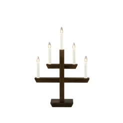 Outlet Konstsmide Träljusstake 5ljus
