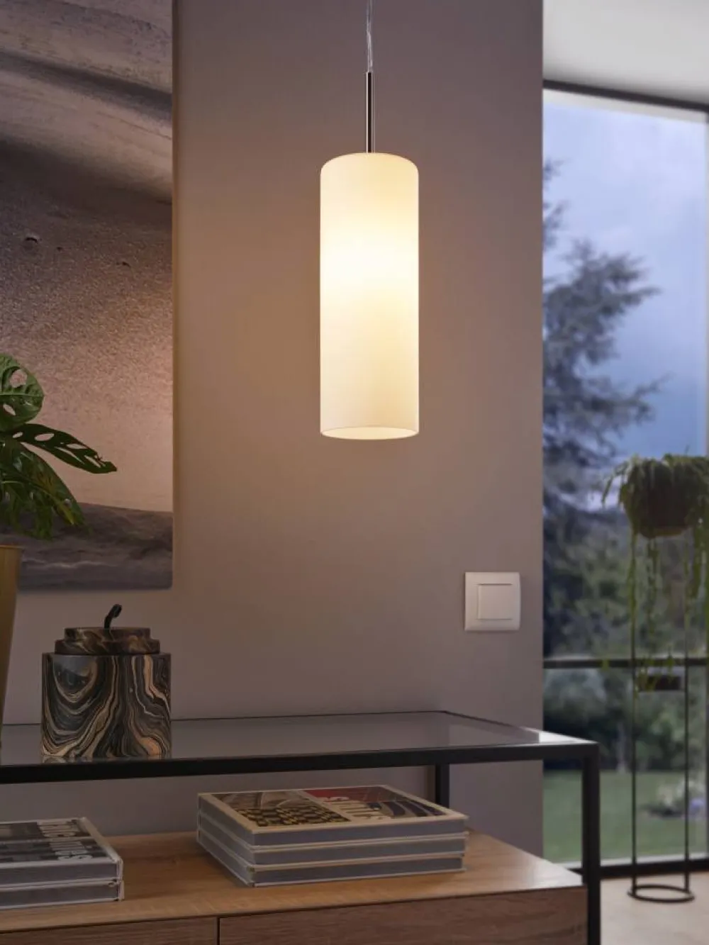 Outlet Eglo Troy Ø10 taklampa Vit