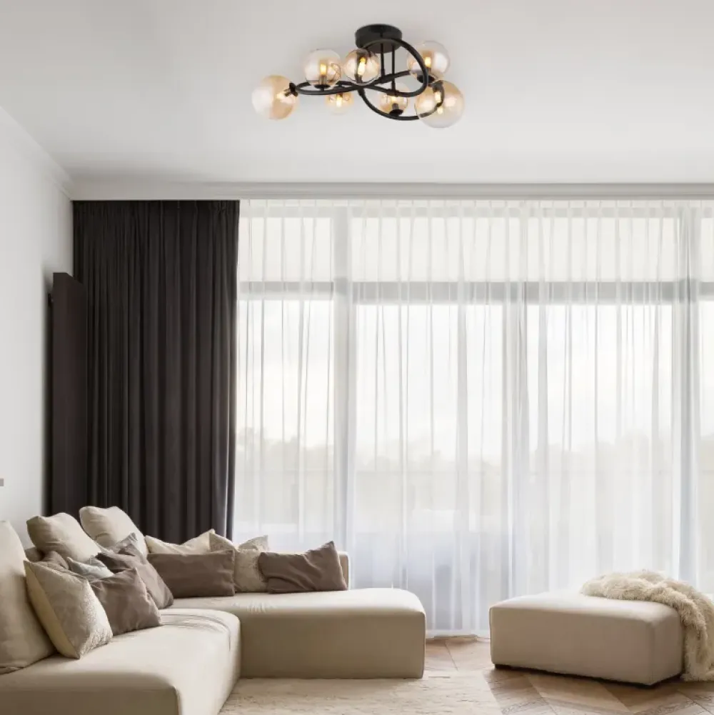 Clearance Globo Lighting Tuberius Ø62 plafond Amber