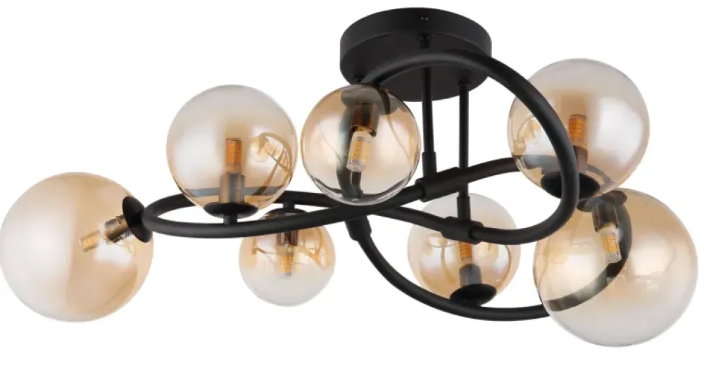 Clearance Globo Lighting Tuberius Ø62 plafond Amber