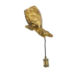 Online Light & Living Turtle 20cm vägglampa Brons